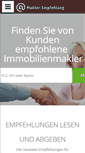 Mobile Screenshot of makler-empfehlung.de